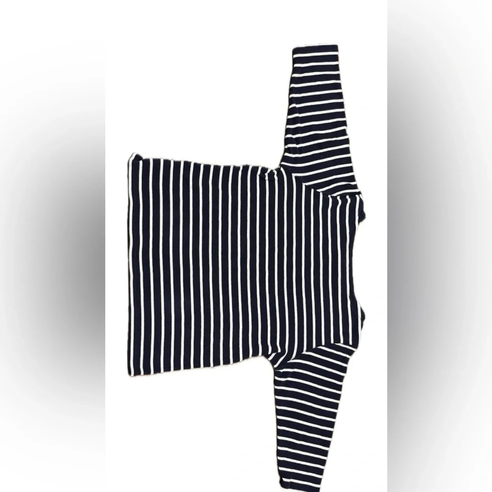 Women’s L.L Bean, 100 % Cotton, Blue And White, Striped Sweater, Size XL - Picture 2 of 5